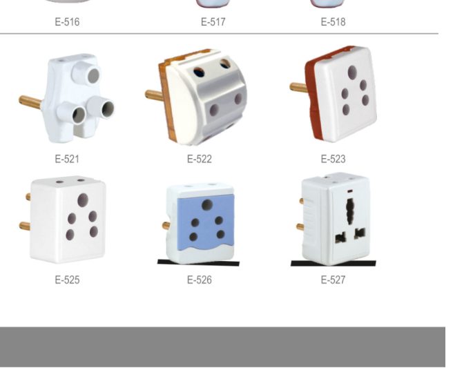 CR electrical accessories — plug tops and multi plugs